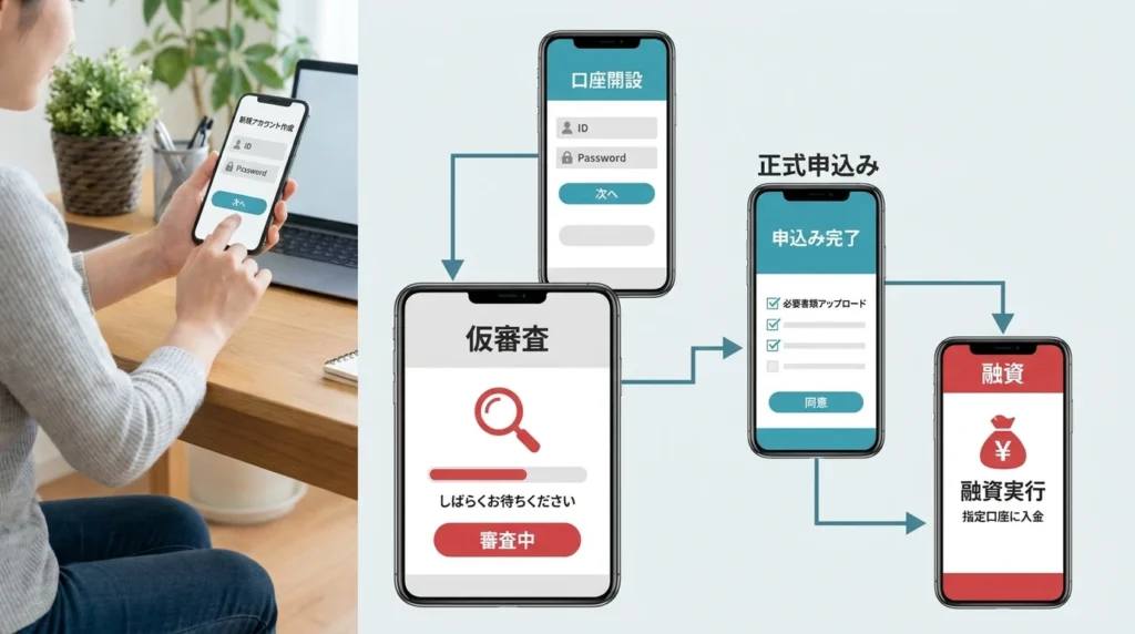 ふくぎんアプリで口座開設から融資まで進める流れ